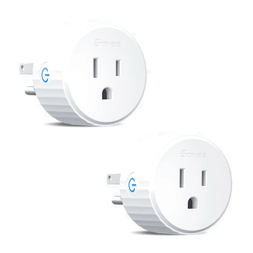 Govee Smart Plug, WiFi Plugs Work with Alexa & Google Assistant, Smart Outlet with Timer & Group Controller, WiFi Outlet for Home, No Hub Required, ETL & FCC Certified, 2.4G WiFi Only, 2 Pack