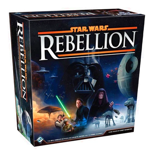 Fantasy Flight Games Star Wars: Rebellion Board Game - Epic Galactic Empire vs Rebel Alliance Conflict! Tabletop Miniatures Strategy Game for Adults, Ages 14+, 2-4 Players, 3 Hour Playtime, Made by Fantasy Flight Games