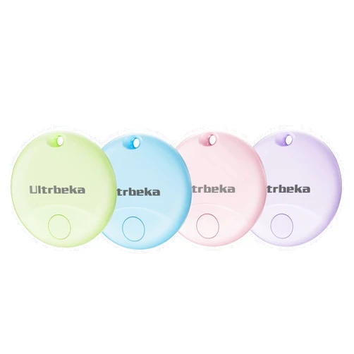 Ultrbeka Air Tags-4 Pack Item Finders Work for Apple Find My (iOS Only) APP Tracker i Tag for Luggage, Keys, Backpack, Satchel etc. (Not for Android)