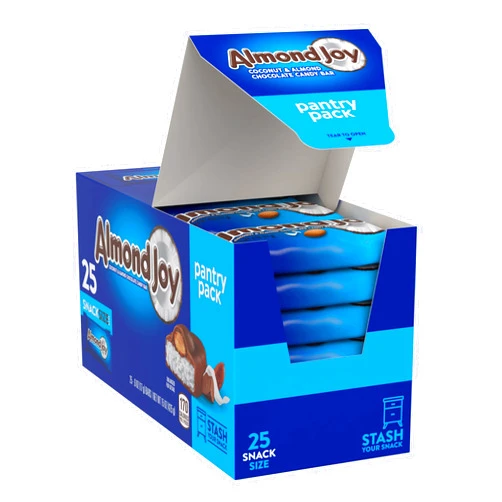 ALMOND JOY Coconut and Almond Chocolate Snack Size, Candy Pantry Pack, 15 oz (25 Pieces)