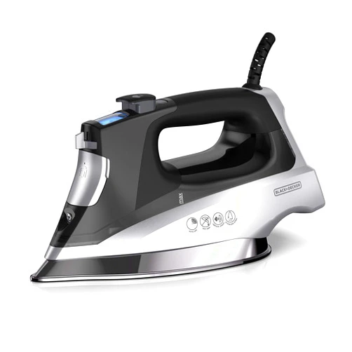 BLACK+DECKER Allure Digital Professional Steam Iron, D3060, 30% More Steam, Percison Tip, Stianless Steel Soleplate, Vertical Steam Fuction