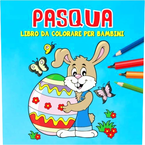 Primavera Coniglietto Pasqua Libro Da Colorare Per Bambini: Uova di Pasqua e Bunny Pagine da Colorare per Bambini, 25 Illustrazioni Fantastiche (Pasqua Pagine da Colorare per Bambini) (Italian Edition)