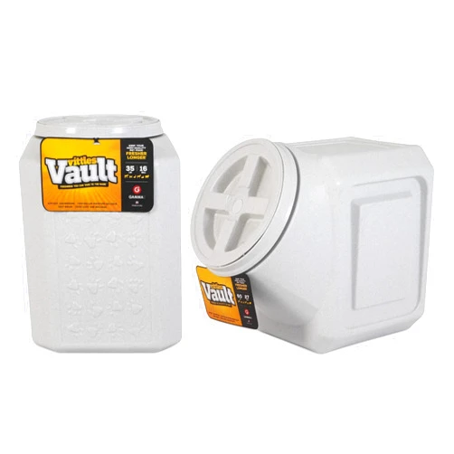 Gamma2 Vittles Vault Stackable Dog Food Storage Containers (Up To 60 Pounds) and Gamma2 Vittles Vault Dog Food Storage Container (Up To 35 Pounds)