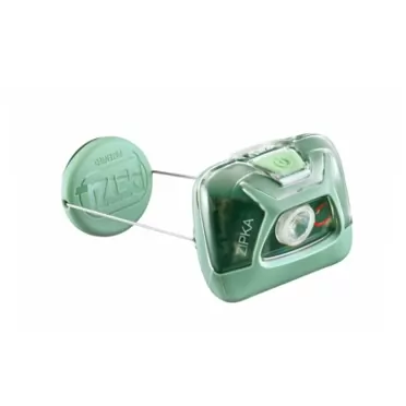 PETZL, ZIPKA Compact Headlamp with 300 Lumens and Retractable Cord for Hiking and Camping Green