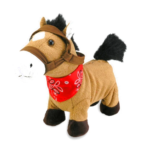 Cuddle Barn – Gallop The Musical Horse | Animated Plush Toy | Gallops, Trots, and Sings “Giddy Up, Lil’ Cowboy” | Stuffed Animal 10”