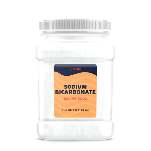 Luonix Sodium Bicarbonate, 4 lbs, Baking Soda, Cleaning & Baking