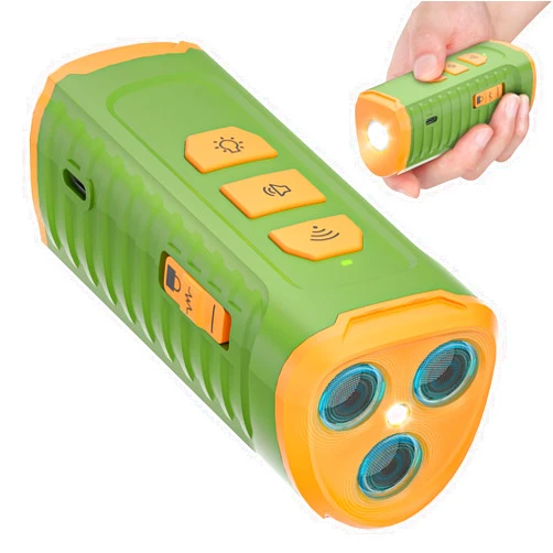 Bnonya Dog Bark Deterrent Devices, Ultrasonic Anti Barking Device for Dogs, Rechargeable Dog Bark Control Devices 50FT Range with LED Flashlight, Dog Training & Behavior Aids for Indoor Outdoor