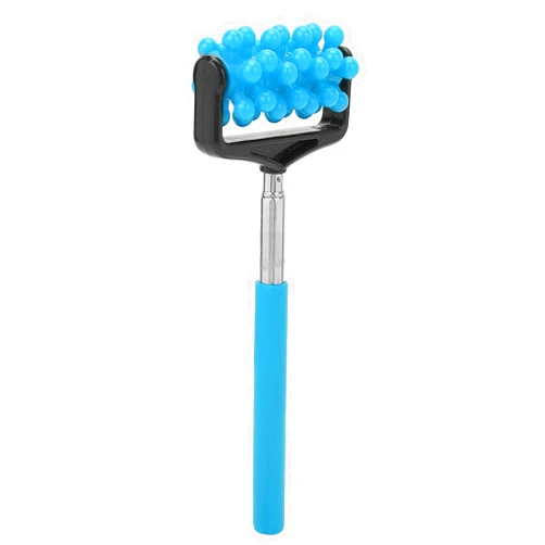 Ymiko Massage Stick, Yoga Massage Stick for Men and Women Granular Body Massage Tool Telescopic Roller Massage Stick Home Neck Leg Back Body Massage Stick(Sky Blue)