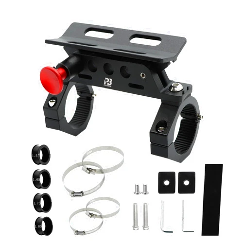 PLUSBEAM UTV Fire Extinguisher Mount Kit, Adjustable Roll Bar Fire Extinguisher Bracket Quick Release Compatible with UTV Polaris RZR SXS Ranger ATV Fit on 1.5