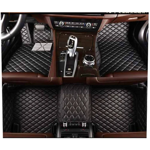 Hanshneg Car Floor Mats Custom Fit All-Weather 3D Covered Car mat Carpet FloorLiner Floor for for Dodge Journey Auto Mats (Black,2016)