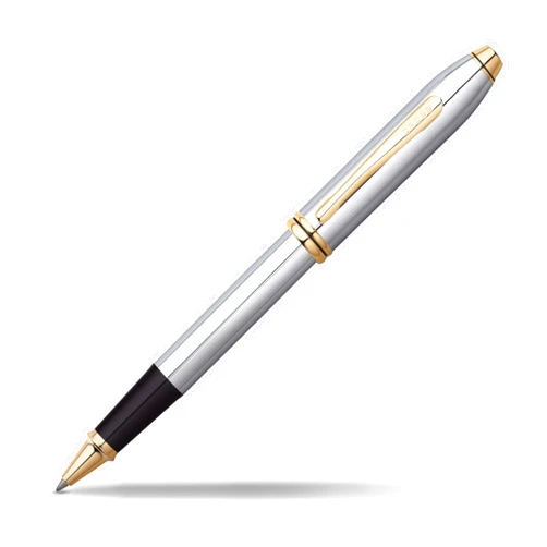 Cross Townsend Medalist Refillable Rollerball Pen, 23 Carat Gold-Plated Appointments, Includes Luxury Gift Box