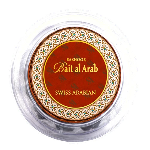 SWISS ARABIAN Bakhoor Bait Al Arab - Luxury Products from Dubai - Lasting and Addictive Home Fragrance Incense - Give Your Home a Seductive Signature Aroma - The Luxurious Scent of Arabia - 40 pc