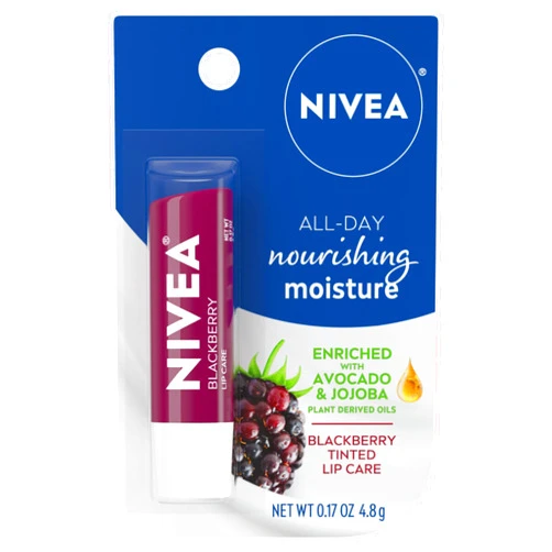 Nivea Lip Balm - Blackberry Shine - 0.17oz, 0.17 Oz