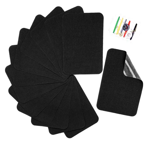 TXSN 12PCS Iron-on Repair Patch, Cotton Repair Patch for Clothes Pants Mending and Decorating Size 3