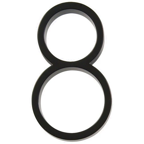 HILLMAN Distinctions Distinctions 843198 Black Floating Mount 5-Inch House Number 8