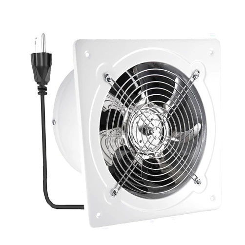 RLOZUI 8 inch Exhaust Fan, 735CFM Wall Mounted Vent Fans, Ventilation Fan Bathroom Garage Attic Exhaust Fan Ceiling and Wall Mount Fan for Kitchen/Bathroom, 110V 80W