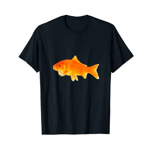 Es designs Goldfish Fish Orange Aquarium Fishy T-Shirt