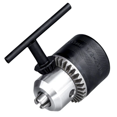 Yakamoz 1/2-Inch Drill Chuck with Key 1.5-13mm Drill Press Chuck Replacement 12-20UNF Mount for Impact Driver Power Drill