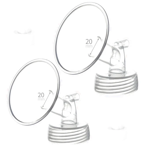Belmikal 20mm Flange&Duckbill Valve Compatible with Spectra S2 S1 9 Plus Ameda MYA Motif Luna Breastpumps Replacement Spectra Pump Parts Spectra Flange. Compatible with Spectra Parts/Accessories