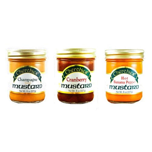 Cherchies Gourmet Mustard Collection Gift Set