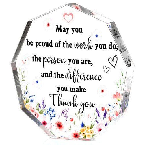 Yinder Thank You Gift for Women Appreciation Teacher Coworker Office Leaving Job Farewell Gift Graduation Appreciation for Boss Nurse Day School Assistant Staff Friends Decor(Flower)
