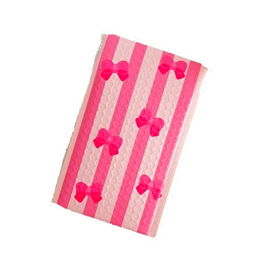 HTLPAVBWF Bubble mailers Bubble Wrap Bowknot Bubble Envelope Bag Pink Bubble Self Seal Mailing Bags Padded Envelopes Package for Gifts 5Pcs Packaging(5pcs01)