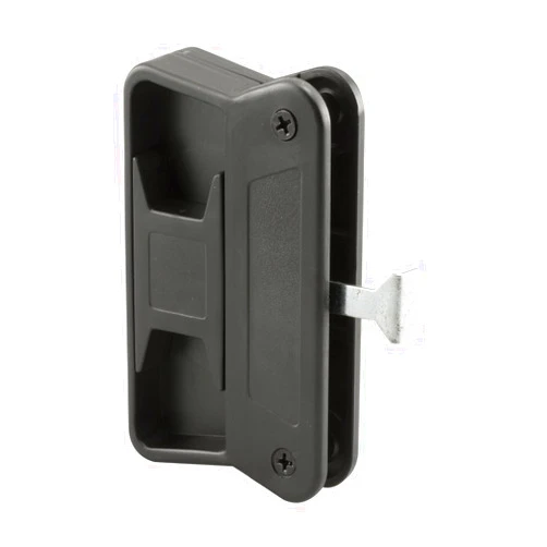 Prime-Line A 201 Black Plastic, Long Latch Sliding Screen Door Handle (Single Pack)