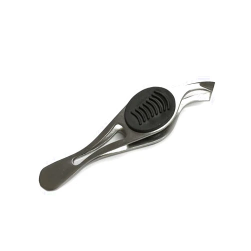 Generic Slant Tip Angled Tweezers Eyebrow Refine Wide Grip Stainless Steel Precision Tip