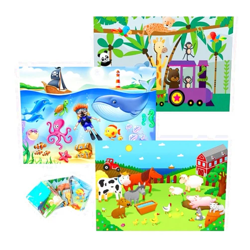 HomeWorthy 40 Pack Disposable Placemats for Baby, 3 Design Pack Baby Eating Mat, 12
