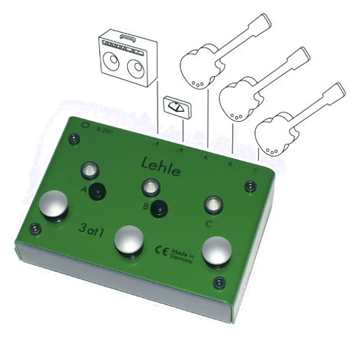 Lehle 3 at 1 Stereo Instrument Switcher