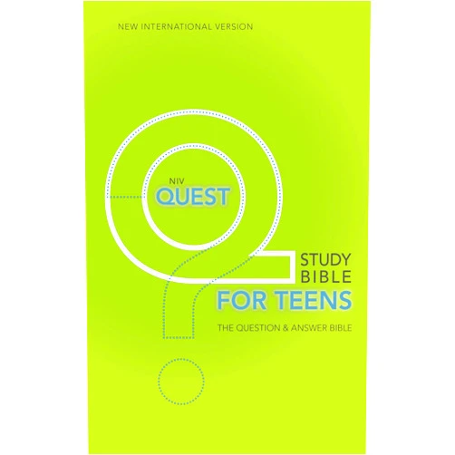 Zondervan NIV, Quest Study Bible for Teens, Hardcover: The Question and Answer Bible