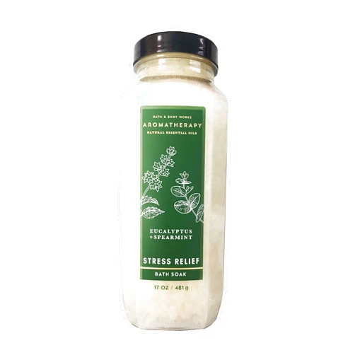 Bath & Body Works Bath & Body Works Aromatherapy Stress Relief Eucalyptus Spearmint 17.0 Oz Bath Soak, 17.0 Oz