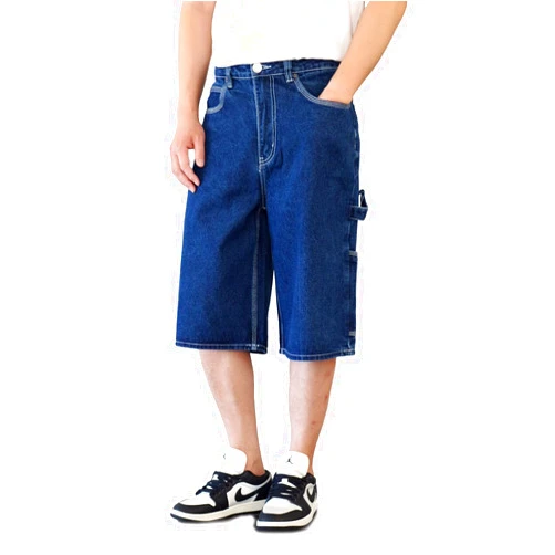 AIRNINE Men's Baggy Fit Jeans Denim Shorts (28 to 44)