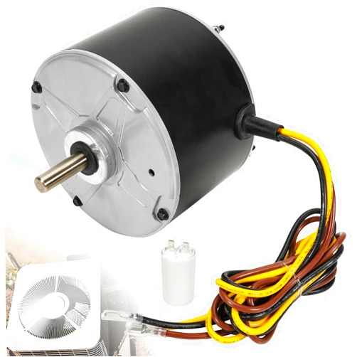 Leaptrend Condenser Fan Motor 1/4 hp, 1100 RPM, 208-230V Compatible with Models 5KCP39EGS070S 5KCP39EGY823S Carrier HC39GE237A HC39GE237 Dayton 6DLL0 Genteq GE 3905