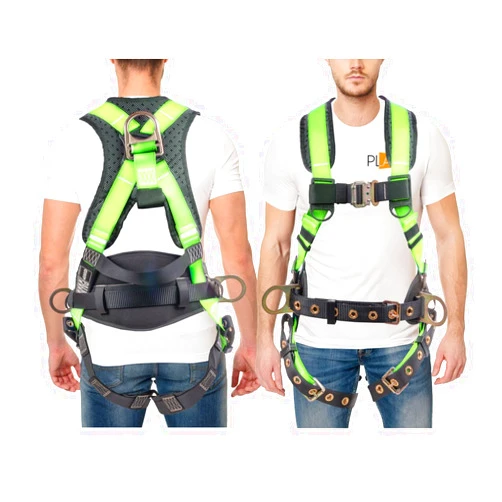 Palmer Safety Hammerhead 5pt Safety Harness Back Padded, QCB Chest, Tongue Buckel Legs Straps, Back & Side D-Rings