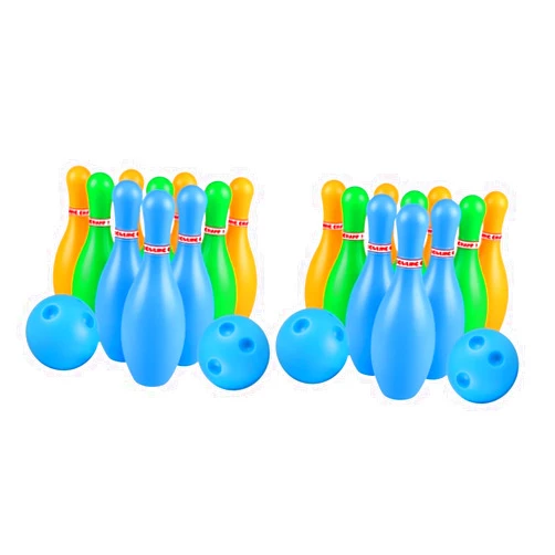 VANZACK 2 Sets Bowling Toys Gutterball Bowling Pins Funny Bowling