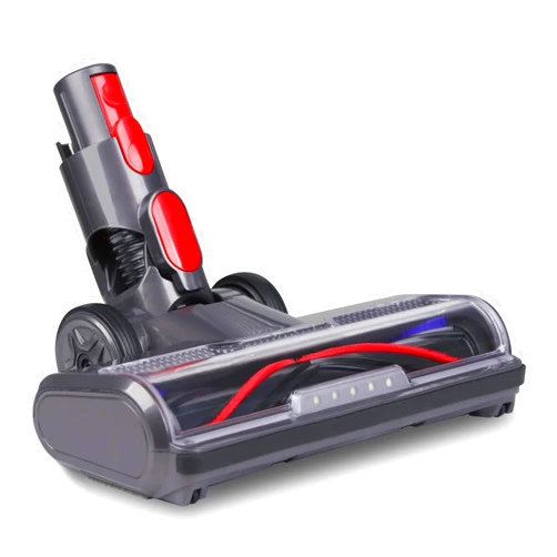 HESTIA Hardwood Floor Attachment for Dyson V7 V8 V10 V11 V15 SV10 SV12 SV14 Cordless Stick Vacuum Cleaners, V-Shaped Roller Brush, LED Headlights,Vacuum Replacement parts for Dyson(White Light)