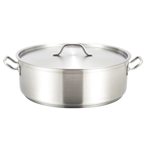 Winware Stainless Steel Winco SSLB-20 20 qt Braising Pot