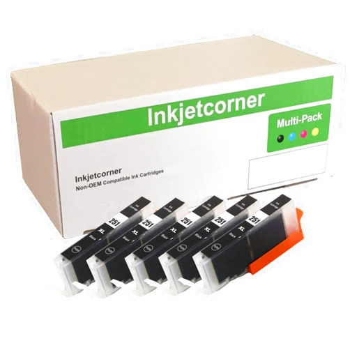 Inkjetcorner Compatible Ink Cartridges Replacement for CLI-251XL CLI-251 IP7220 iX6820 MG5520 MG5522 MG5620 MG6620 MG5420 MG6420 MX920 MX922 (Photo Black, 5-Pack)