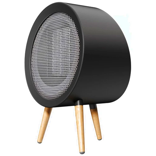 Gaiatop Space Heater, Cute and Powerful, 1000W Small Electric Heaters for Indoor Use, 3 Modes PTC Ceramic Fast Heating, Overheating & 45° Tip-Over Protection, Portable for Home Office Black