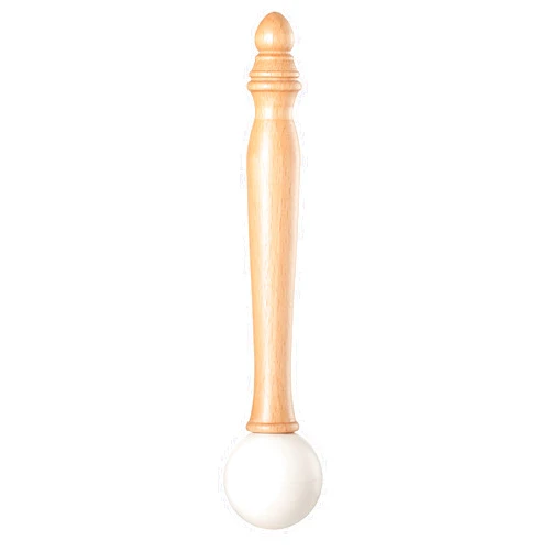 MediTune Rubber Mallet for Crystal Singing Bowls (High Hardness Beech)