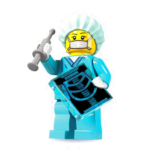 LEGO 5Star-TD Lego Minifigures Series 6 - Surgeon