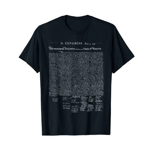 Liberty Swag Declaration of Independence liberty Constitution America USA T-Shirt