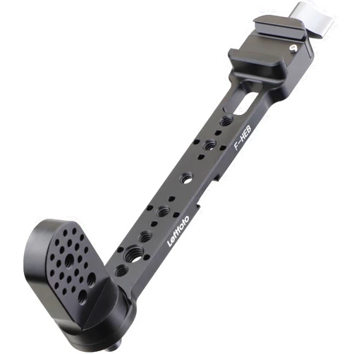 LEFTFOTO Gimbal Handgrip Mount Extension Bracket,Adjustable Extension Plate Compatible for DJI Ronin DJI RS2/RSC2/RS3/RS3PRO/RS3 Mini Gimbal Stabilizer with NATO Clamp and Cold Shoe Mount