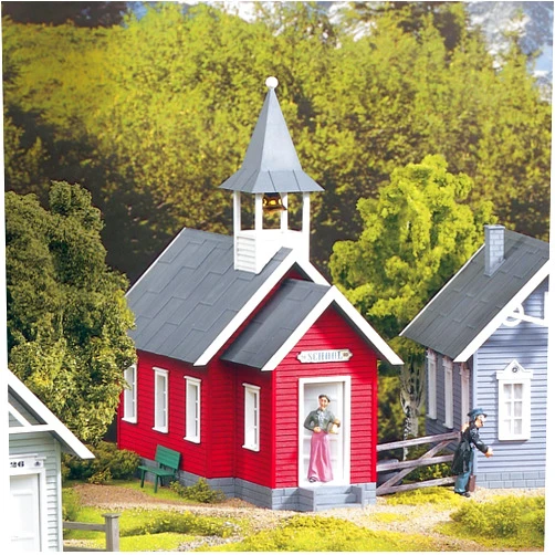 Piko G Scale Model Train Buildings - Little RED Schoolhouse - 62243