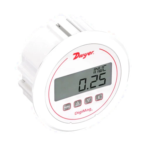 Dwyer DigiMag Series DM-1000 Differential Digital Pressure Gauge, Range 0-2