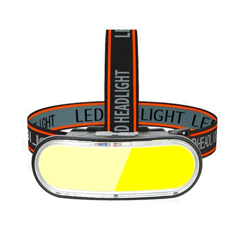 New COB LED Headlamp Rechargeable Head Flashlight for Fishing Camping Lantern Headlight Led Head Torch Built in Battery (Standard Configuration)