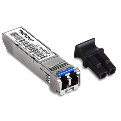 TRENDnet SFP to RJ45 100Base-FX Multi-Mode LC Module, TE100-MGBFX, Compatible with Mini-GBIC, Supports 1310 nm, Up to 155 Mbps, Hot-Pluggable, Up to 2 Km (1.2 Miles), Lifetime Protection