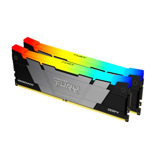 Kingston FURY Renegade RGB 64GB (2x32GB) 3600MT/s DDR4 CL18 Desktop Memory Kit of 2 | Intel XMP | AMD Ryzen | Infrared Syncing | KF436C18RB2AK2/64