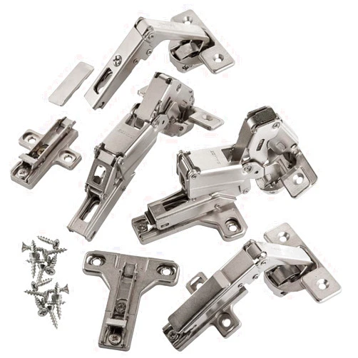 ROCKLER Salice 1/2'' Overlay, Face Frame Hinge Kit for Pie-Corner Cabinets